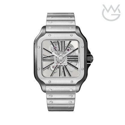 Cartier Santos de Cartier – Diamond Silver