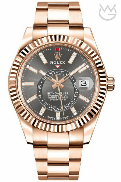 Rolex Sky-Dweller – Grey Dial Rose Gold