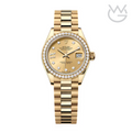 Rolex Lady-Datejust – Yellow Gold Tone & Diamond Detail - View 1