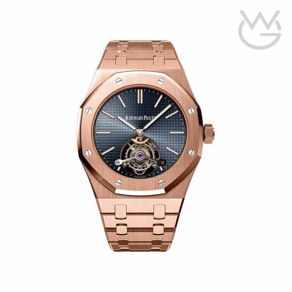 Audemars Piguet Royal Oak – Flying Tourbillon Pink Gold Smoked Blue Dial