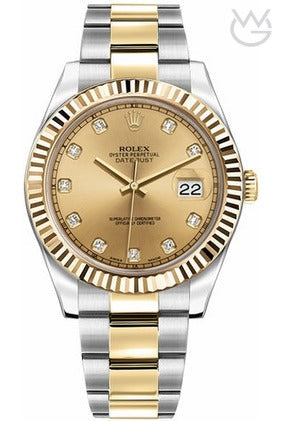 Rolex Datejust – Gold Dial Yellow Steel