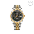 Rolex Datejust – Wimbledon Dial Two Tone Silver Gold