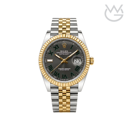 Rolex Datejust – Wimbledon Dial Two Tone Silver Gold