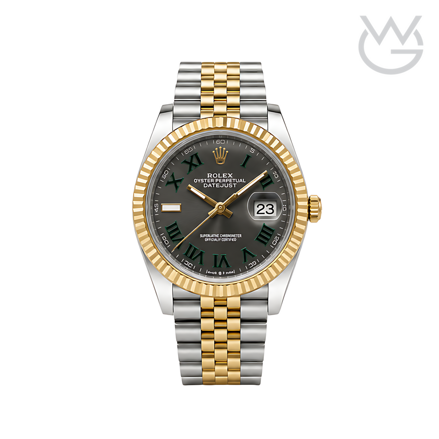 Rolex Datejust – Wimbledon Dial Two Tone Silver Gold