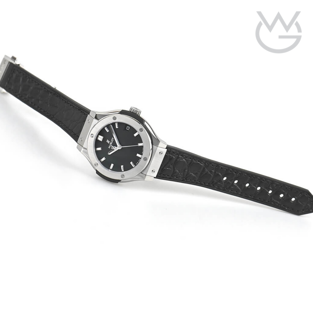 Hublot Classic Fusion Ladies Watch – White Dial & Leather Strap - View 5
