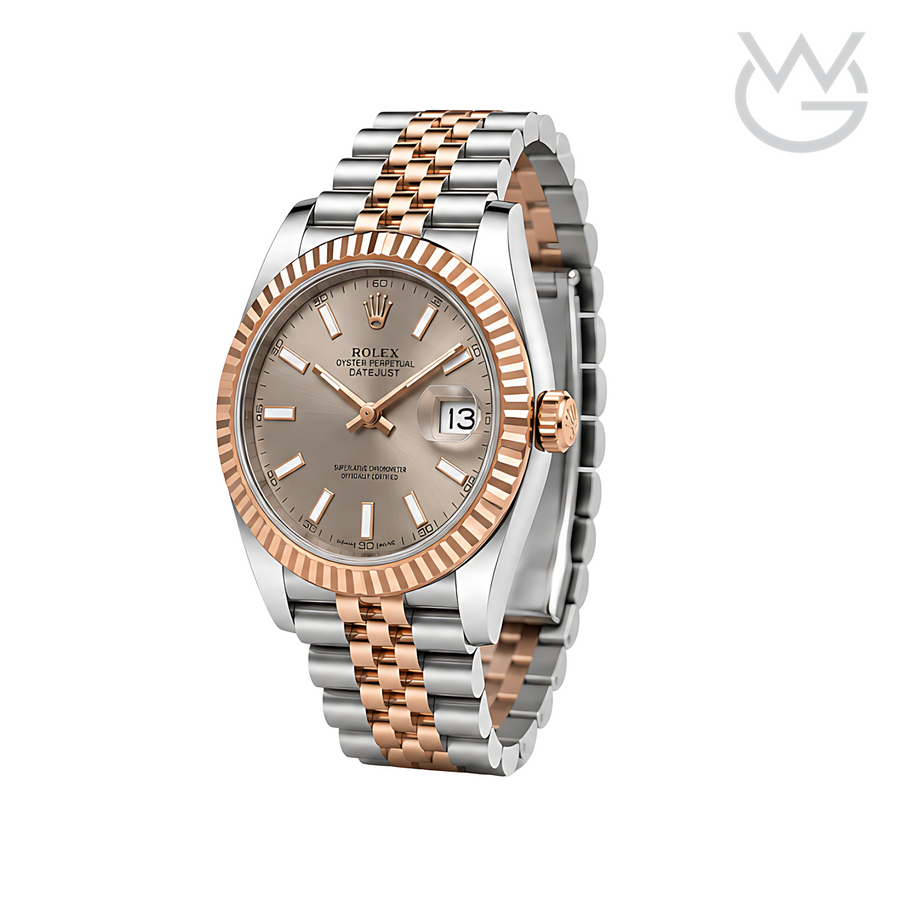 Rolex Datejust – Sundust Dial Two Tone Rose Gold