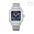 Cartier Santos de Cartier – Steel Blue Dial
