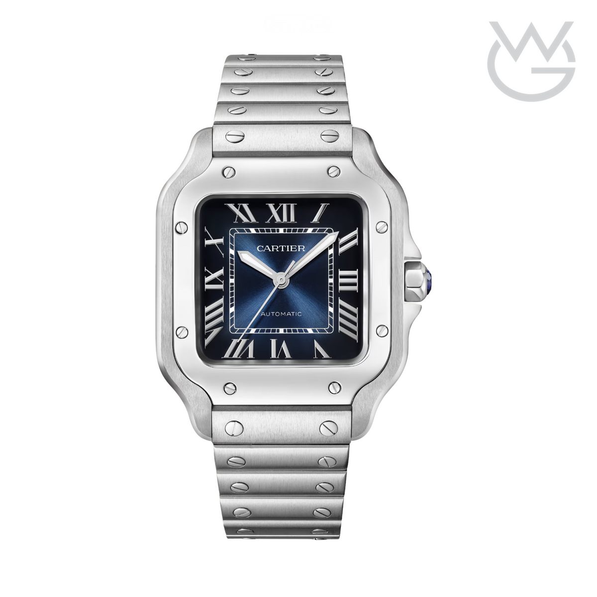 Cartier Santos de Cartier – Steel Blue Dial