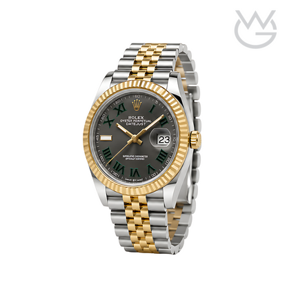 Rolex Datejust – Wimbledon Dial Two Tone Silver Gold