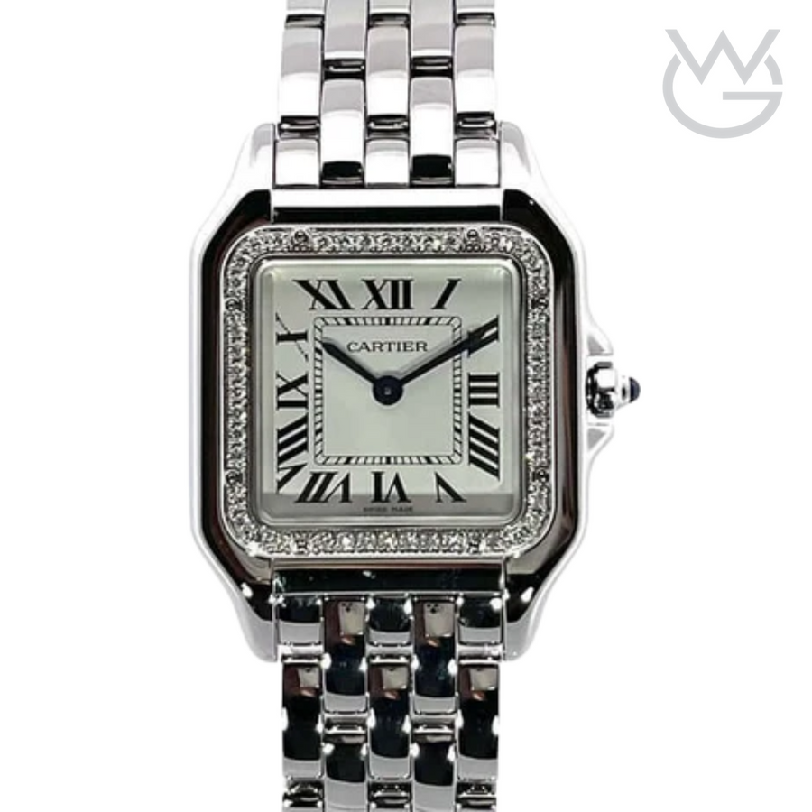 Cartier Panthère Ladies Watch – Silver Tone & Diamond Detail - View 1