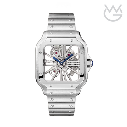 Cartier Santos de Cartier – Skeleton Steel