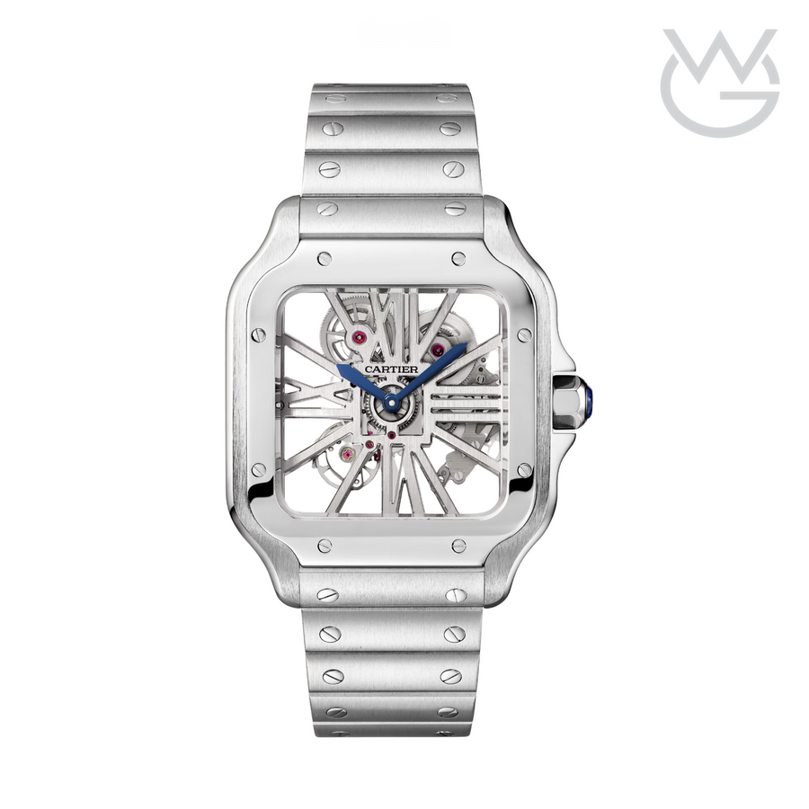 Cartier Santos de Cartier – Skeleton Steel