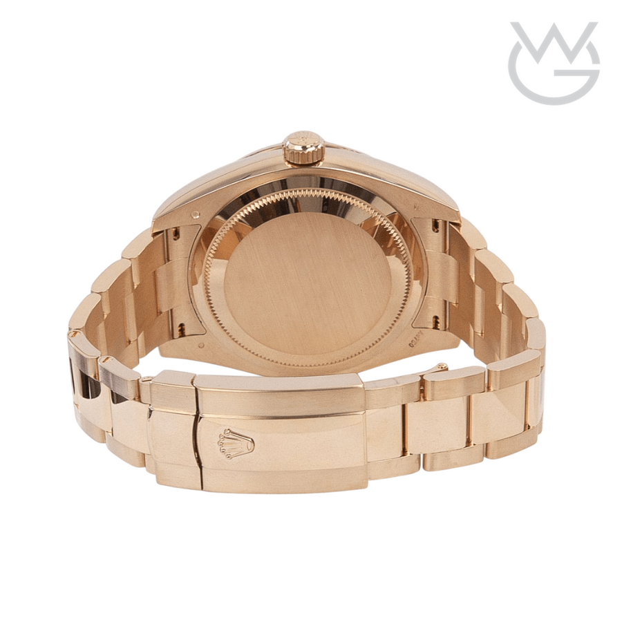Rolex Everose Chocolate Index Dial