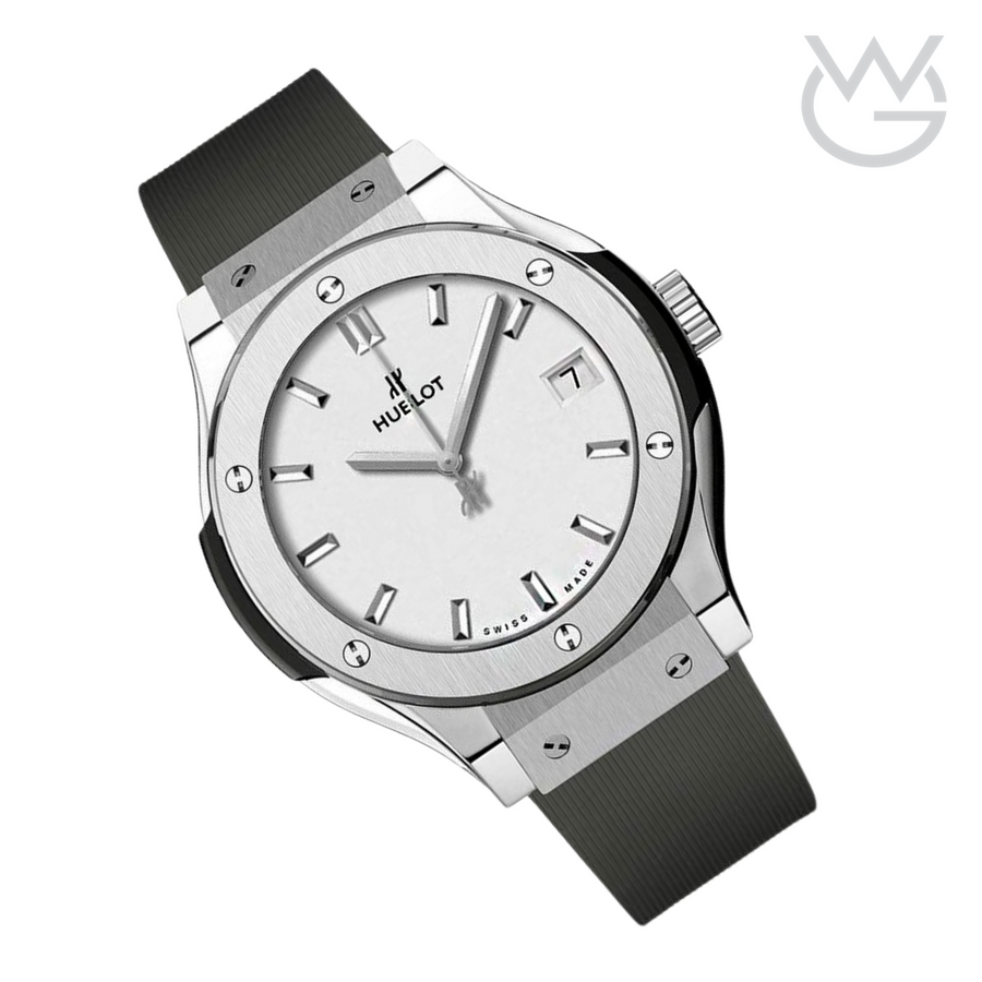 Hublot Classic Fusion Ladies Watch – Opaline Dial & Racing Grey - View 2
