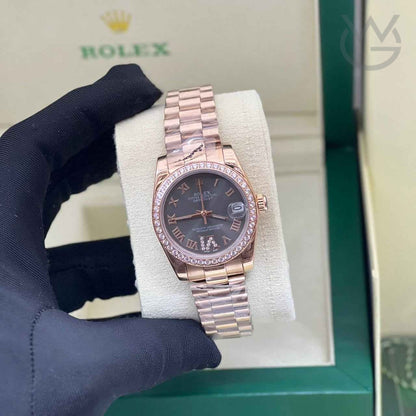 Rolex Datejust – Diamond Bezel Black Dial