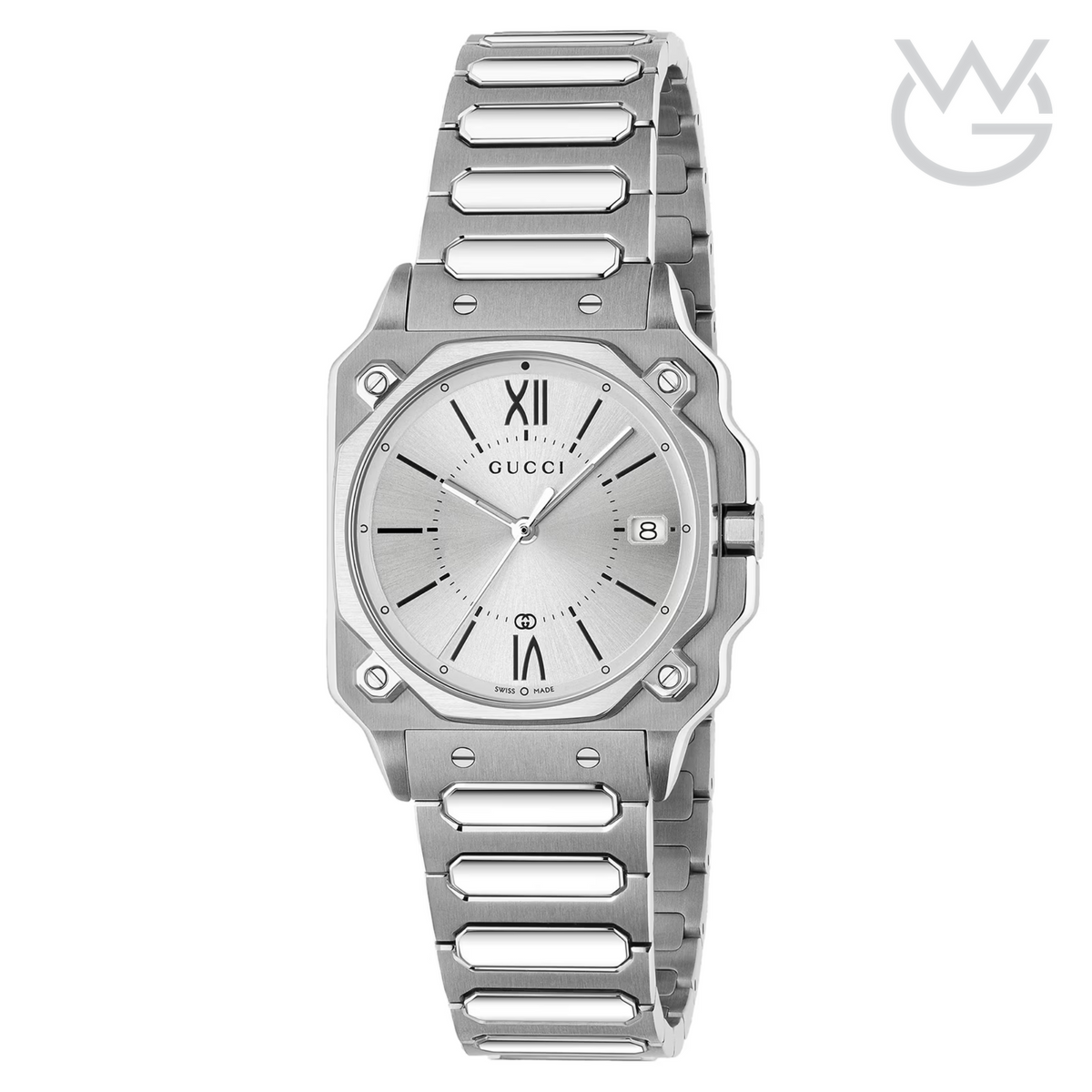 Gucci G-Flat Ladies Watch – Silver Dial - View 1