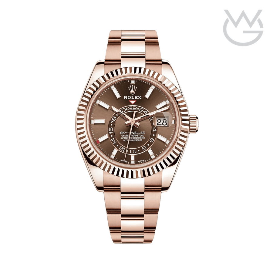 Rolex Everose Chocolate Index Dial