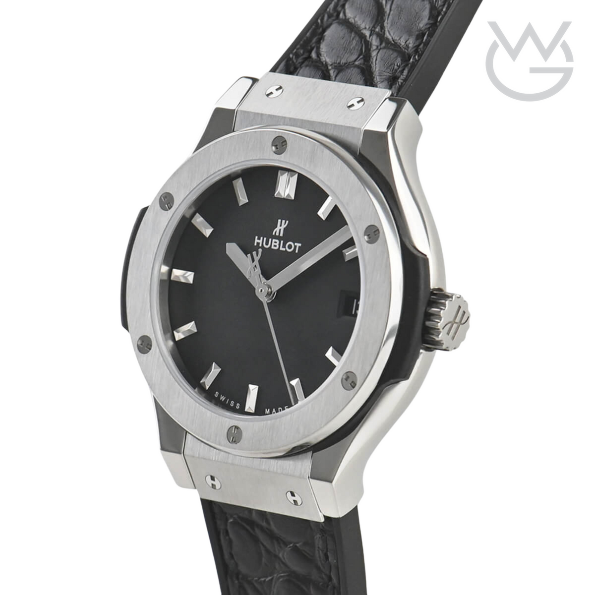 Hublot Classic Fusion Ladies Watch – White Dial & Leather Strap - View 2