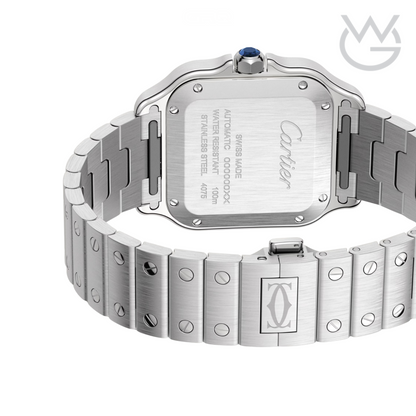 Cartier Santos de Cartier – Steel Blue Dial