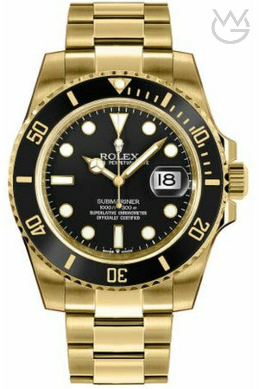 Rolex Submariner Date – Gold Black Dial