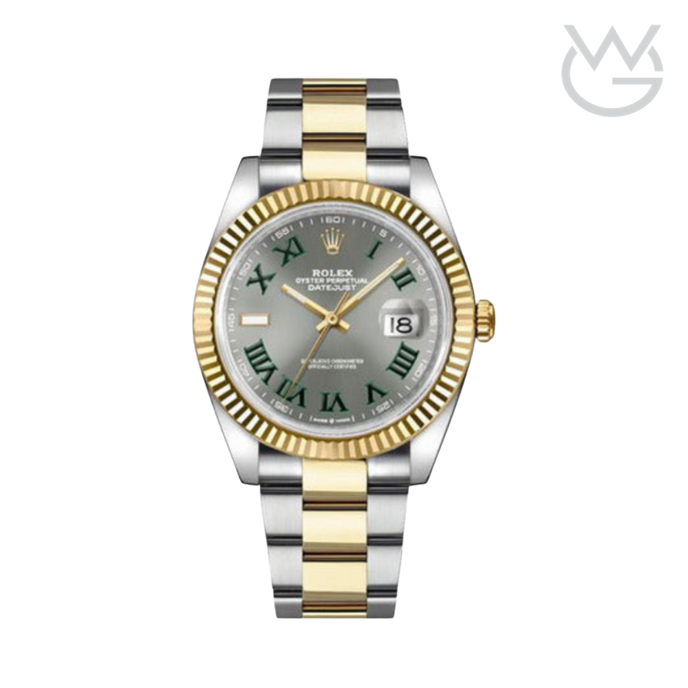 Rolex Datejust – Grey Dial Yellow Steel
