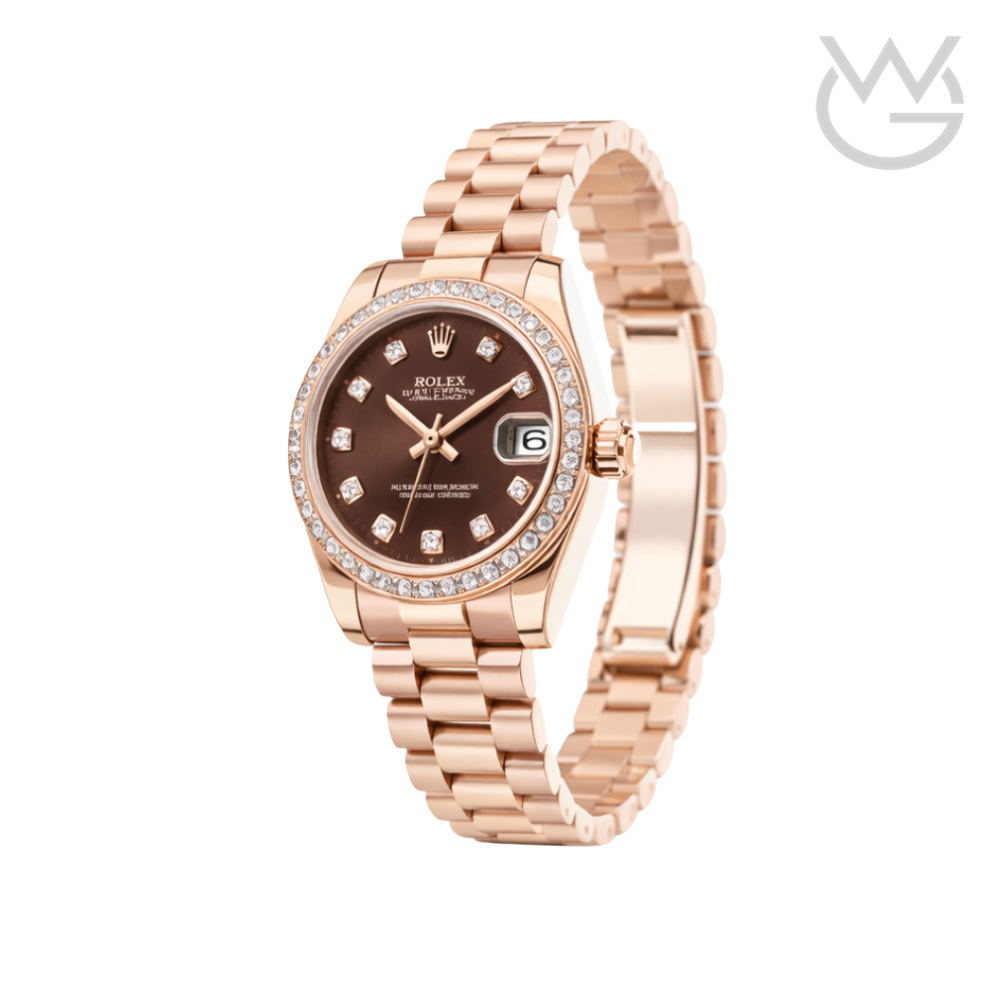 Rolex Datejust – Chocolate Diamond Bezel