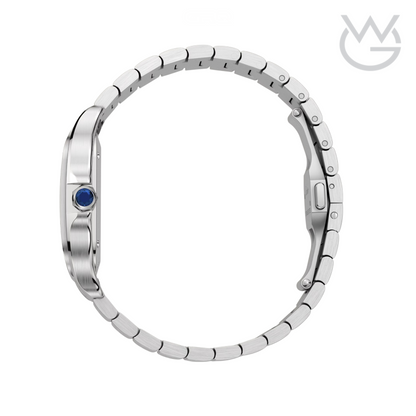 Cartier Santos de Cartier – silver & Graduated Green Dial