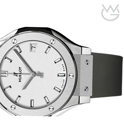 Hublot Classic Fusion Ladies Watch – Opaline Dial & Racing Grey - View 4