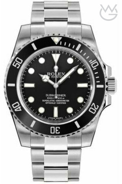 Rolex Submariner Black Dial Silver