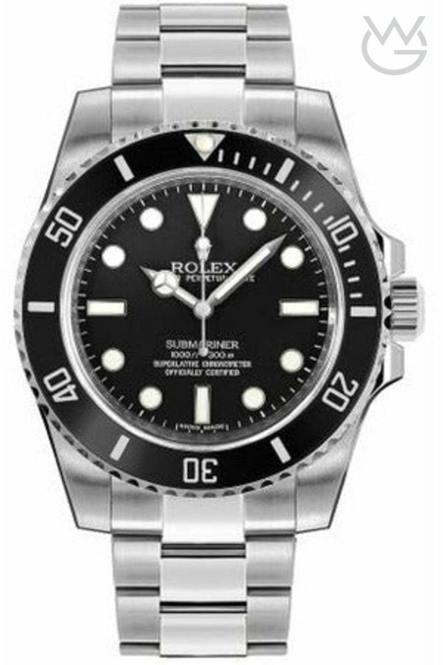 Rolex Submariner Black Dial Silver
