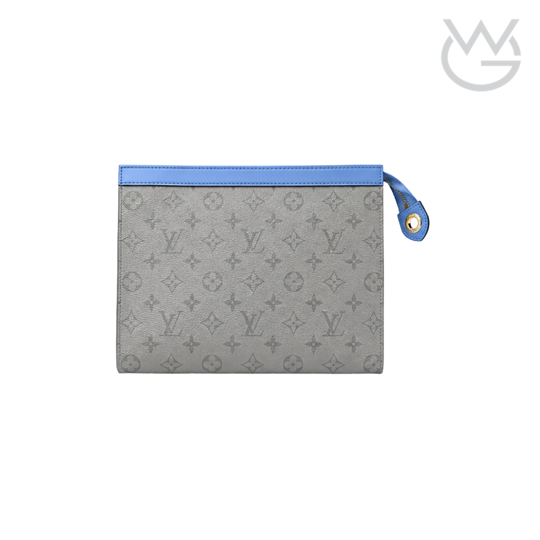 Louis Vuitton Pochette Voyage Pouch – Grey & Blue - View 1
