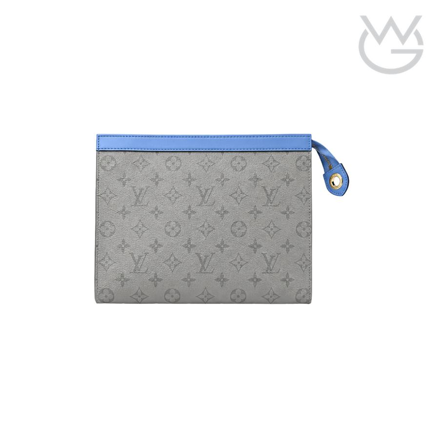 Louis Vuitton Pochette Voyage Pouch – Grey & Blue - View 1
