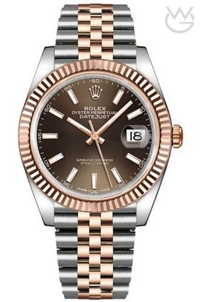 Rolex Datejust – Light Brown Silver Steel