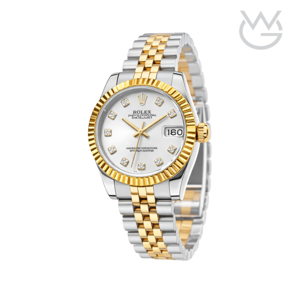 Rolex Rolex Datejust Silver Gold-White Dial