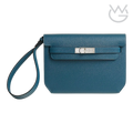 Hermès Depeche 25 Pouch – Bleu Thalassa - View 1