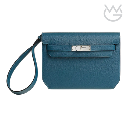 Hermès Depeche 25 Pouch – Bleu Thalassa - View 1