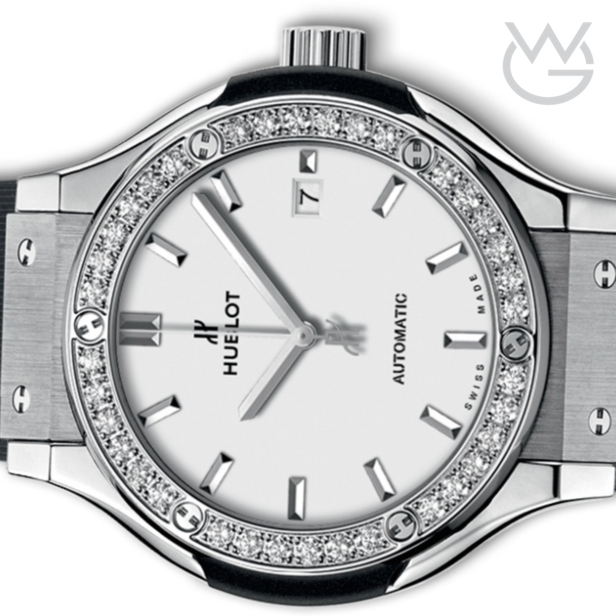 Hublot Classic Fusion Ladies Watch – White Diamond Dial - View 3