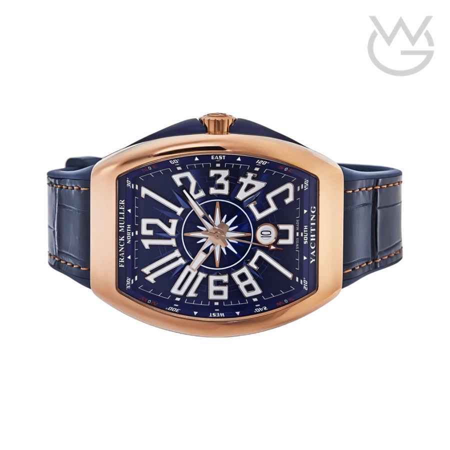 Franck Muller Rose Gold Blue Dial