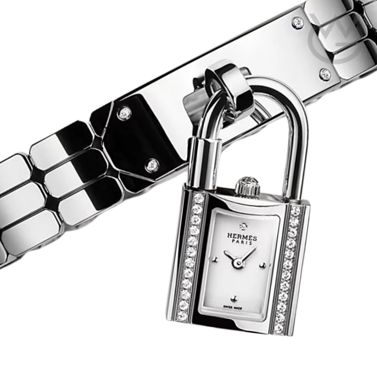 Hermès Kelly Mini Ladies Watch – Silver Tone - View 2