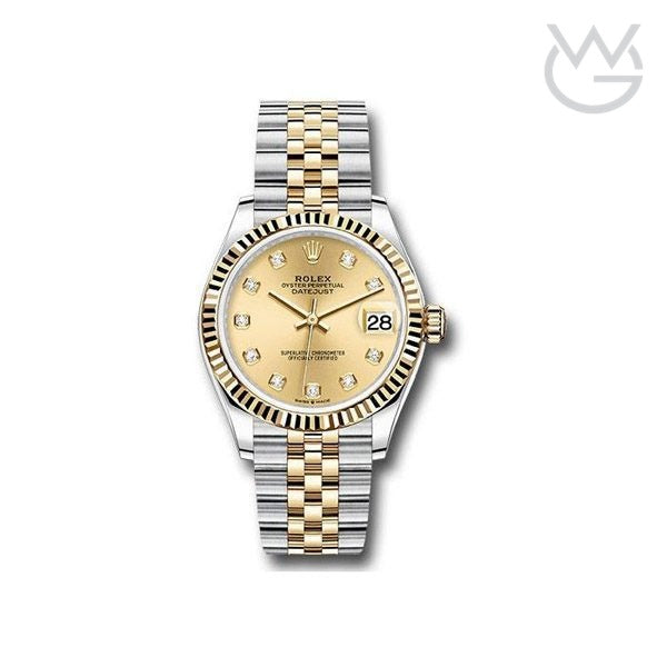 Rolex Datejust – Champagne Diamond Dial