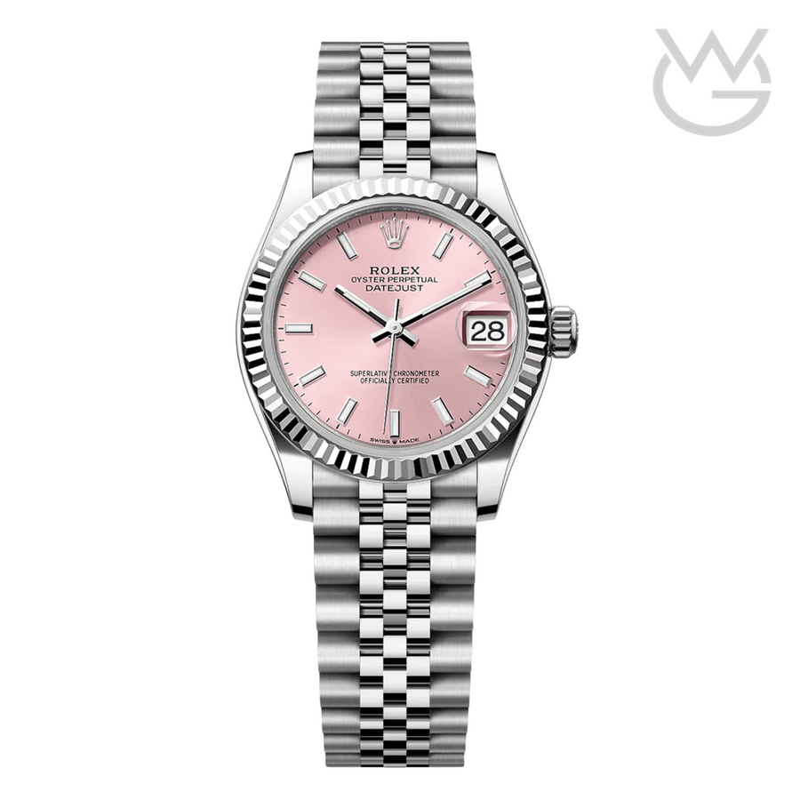 Rolex Lady-Datejust – Pink Dial, White Gold Tone - View 1