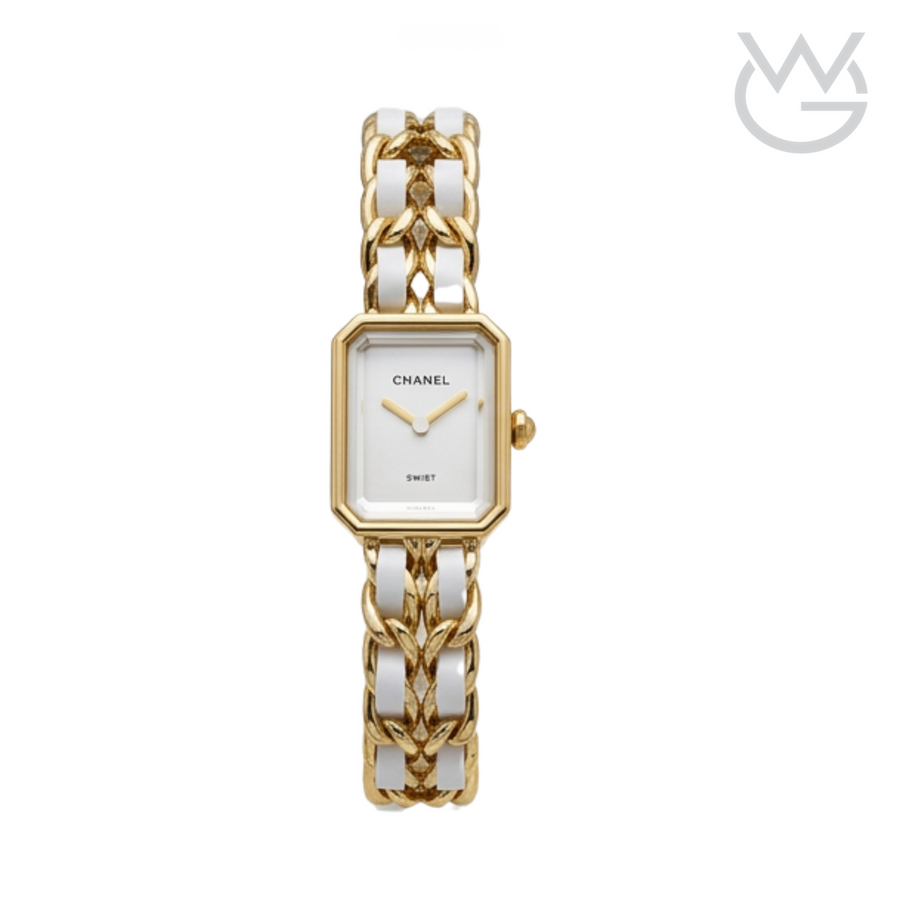 Chanel Première – Chain White & Gold