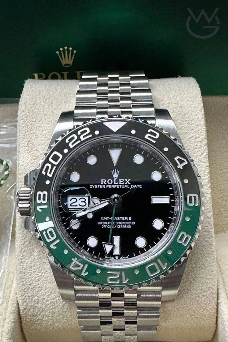 Rolex GMT-Master II – Black Dial Green Silver