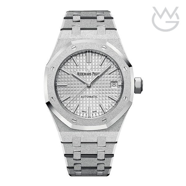 Audemars Piguet Royal Oak – Selfwinding Frosted White Gold Silver Dial