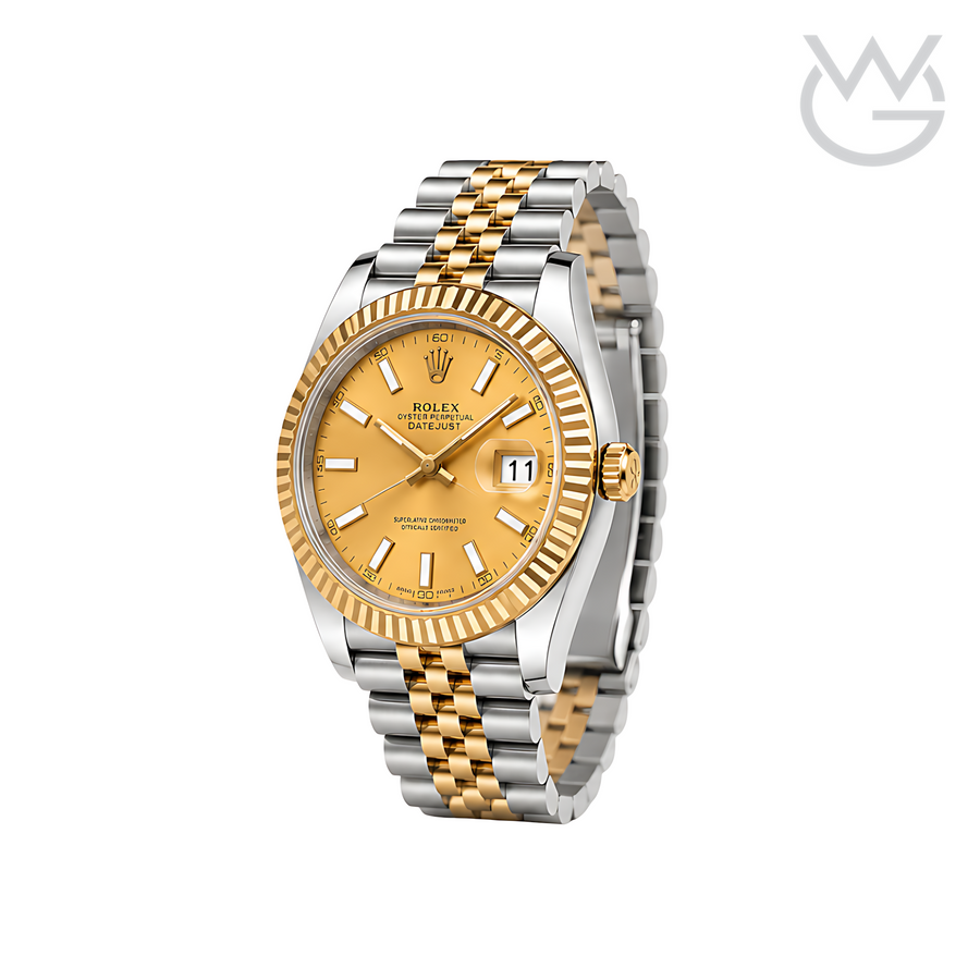 Rolex Datejust – Slate Grey Waffle Dial Silver