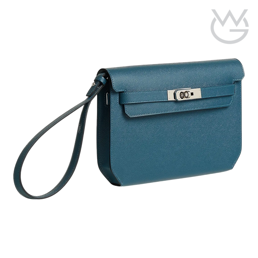 Hermès Depeche 25 Pouch – Bleu Thalassa - View 2
