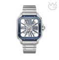 Cartier Santos de Cartier – Skeleton Blue