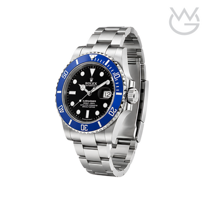 Rolex Submariner Date – Black Dial Blue Bezel Silver