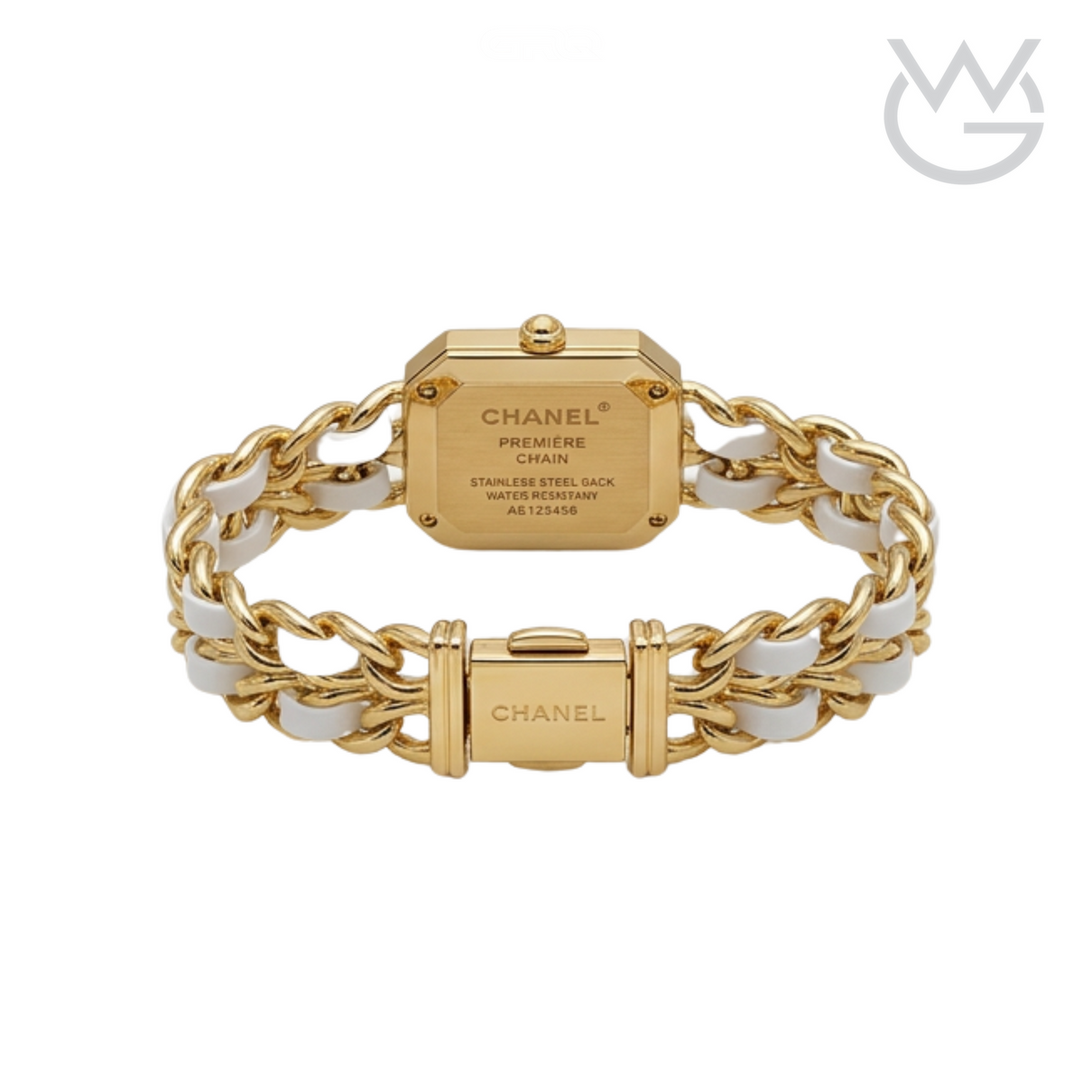 Chanel Première – Chain White & Gold