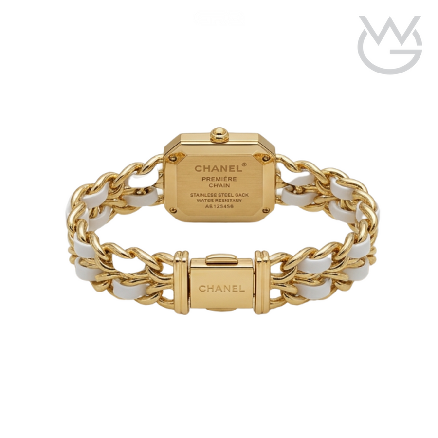 Chanel Première – Chain White & Gold